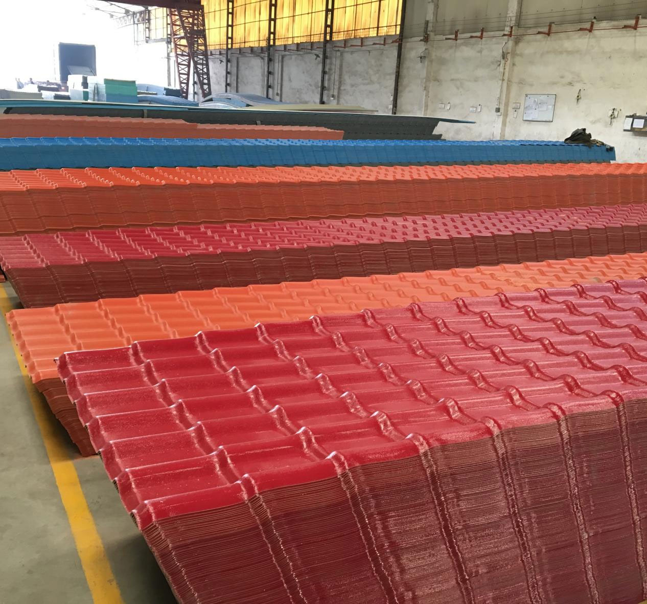 衢州合成樹(shù)脂瓦由哪四層材質(zhì)組成的